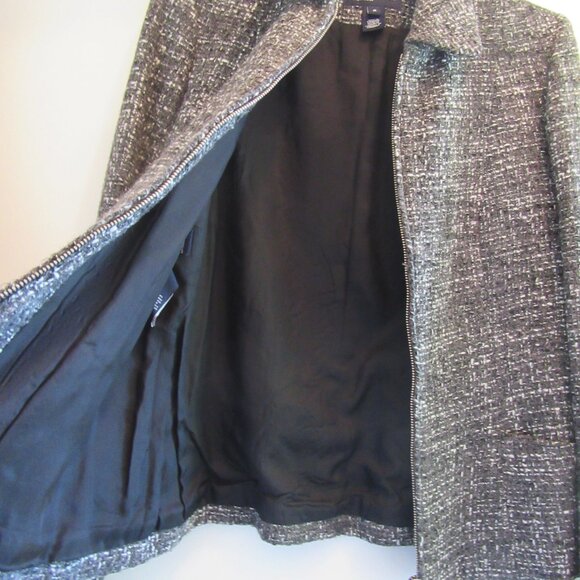 Stylish Casual Jones New York Fall Jacket with Zipper - Picture 5 of 7